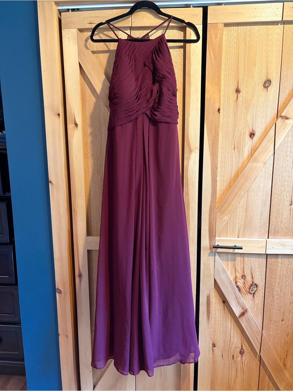 Azazie Ginger Dress A16 Color Cabernet